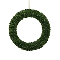 Hello Honey® 20.5" Green Paper Leaf Wreath