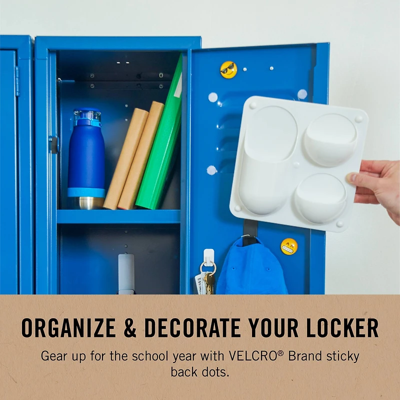 VELCRO® Brand White Stick 'Em Circles