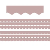 Teacher Created Resources Light Mauve Scalloped Border Trim, 210ft.
