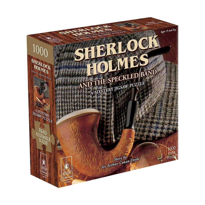 BePuzzled® Sherlock Holmes & the Speckled Band Classic Mystery 1000 Piece Jigsaw Puzzle