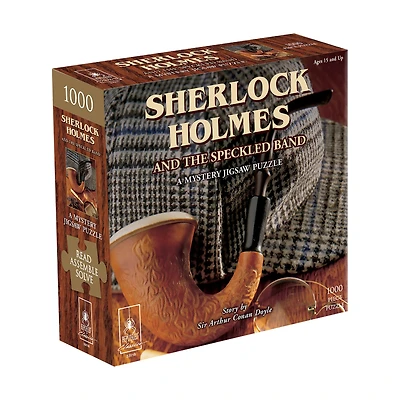 BePuzzled® Sherlock Holmes & the Speckled Band Classic Mystery 1000 Piece Jigsaw Puzzle