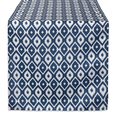 DII® 72" Blue Ikat Outdoor Table Runner