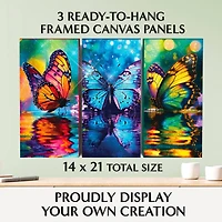 ArtSkills® Brilliant Art Enchanted Butterflies Stretched Canvas Diamond Painting Kit