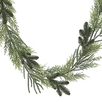 6ft. Pine & Cedar Glitter Garland by Ashland®