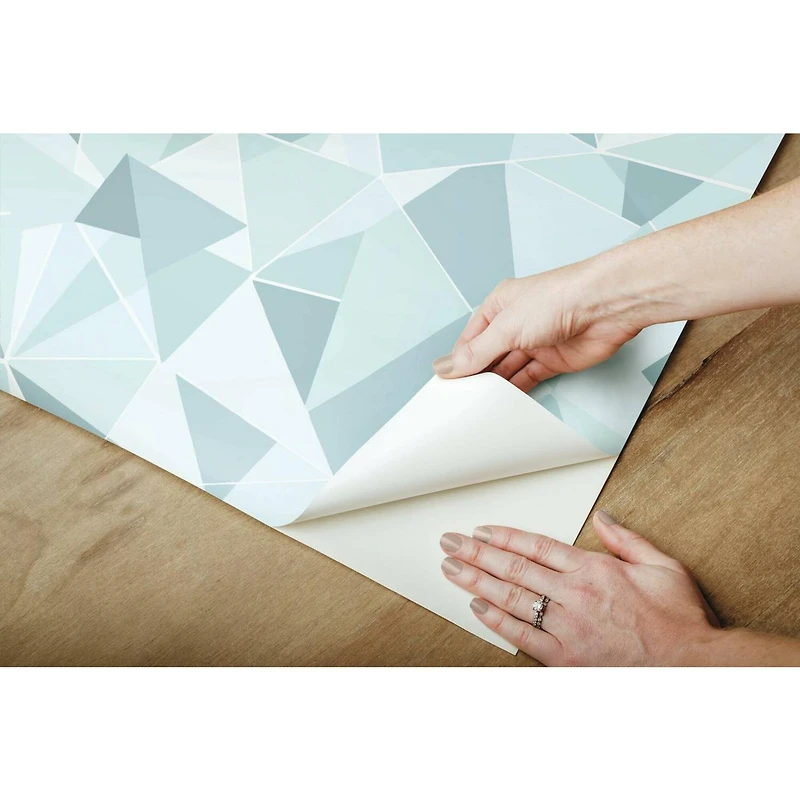 RoomMates Shattered Prism Peel & Stick Wallpaper