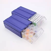 Sparkly Selections Blue Diamond Art Container Drawer with 35 Bottles