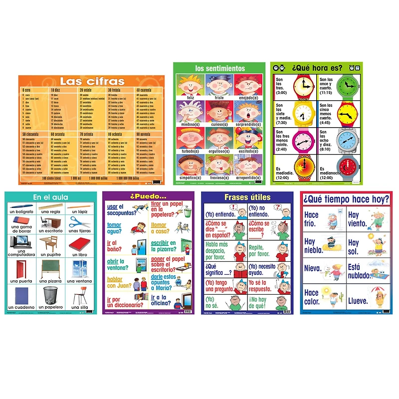 Poster Pals® Spanish Essential Classroom Posters
