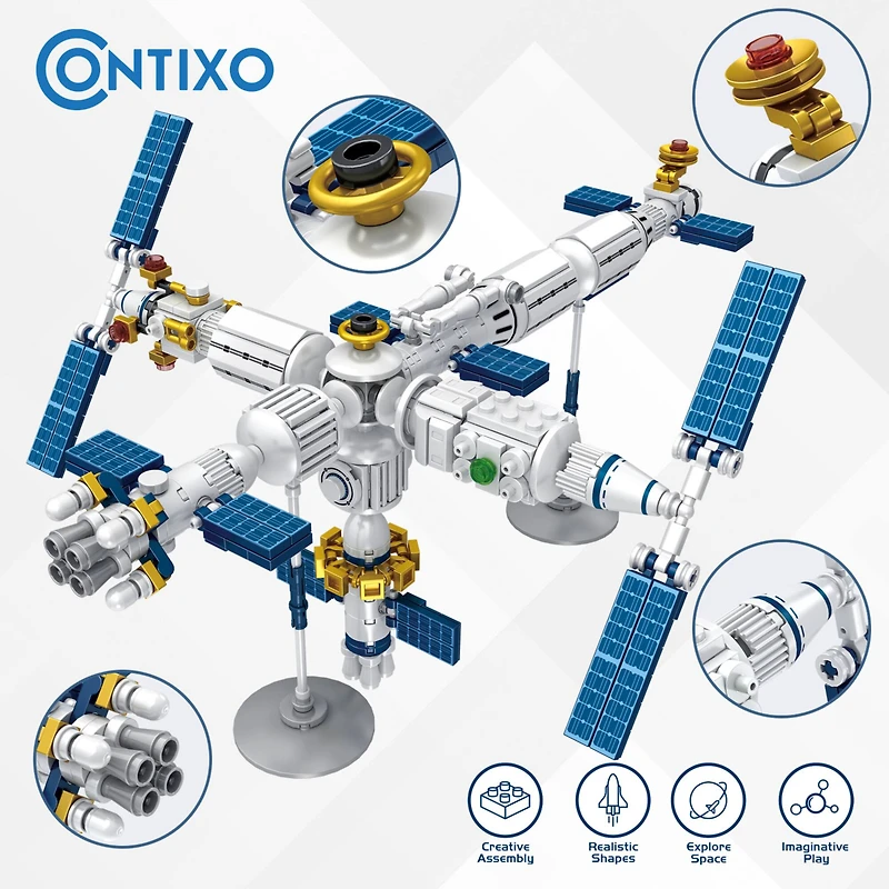Contixo BK07 Aerospace Series Space Station Building Block Set