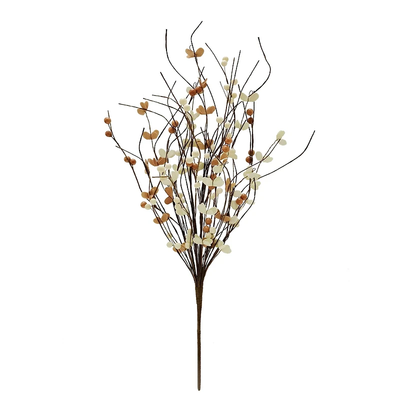 26" Cream Berry Branch Deluxe Bush by Ashland®