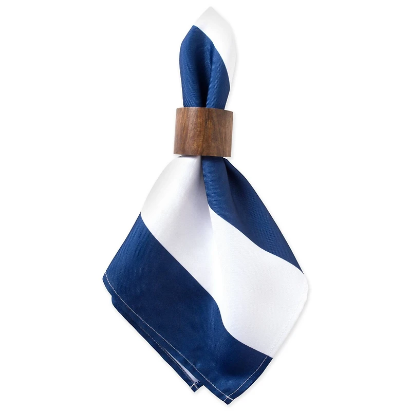 DII® Nautical Blue Cabana Striped Outdoor Napkins, 6ct.