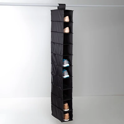 Honey Can Do Black 10 Shelf Shoe Organizer