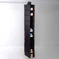 Honey Can Do Black 10 Shelf Shoe Organizer