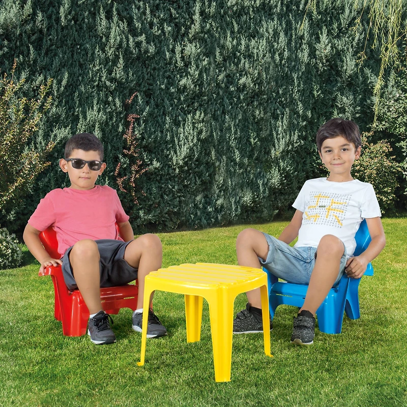 Dolu Toys Children's Plastic Table & Chairs Set