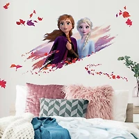 RoomMates Frozen II Elsa & Anna Peel & Stick Giant Wall Decals