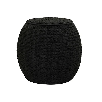 Household Essentials 19" Woven Storage End Table