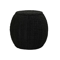 Household Essentials 19" Woven Storage End Table