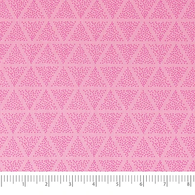 SINGER Pink Dot Blender Cotton Fabric