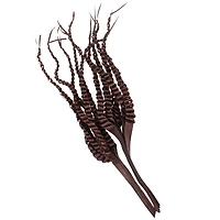 30" Dark Brown Dried Plant Palm Leaf Natural Foliage