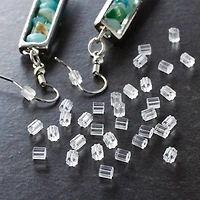 12 Packs: 200 ct. (2400 total) Clear Flower Earring Backers by Bead Landing™