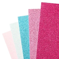 Pinks & Blues Glitter 4.5" x 7" Cardstock Paper by Recollections™, 48 Sheets
