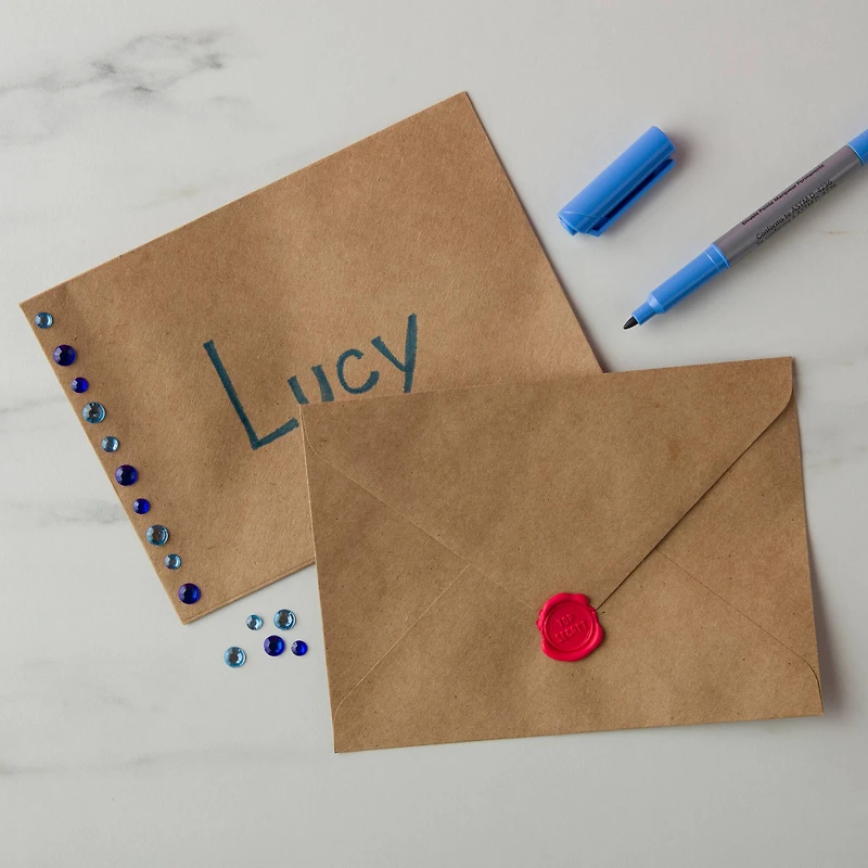 12 Packs: 50 ct. (600 total) 5.25" x 7.25" Kraft Envelopes by Recollections™