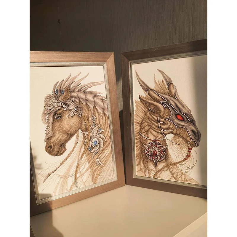 Charivna Mit Cross Stitch Kit Guardian Of Treasure