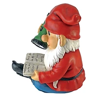 Design Toscano 9.5" Flashlight Freddie Solar Garden Gnome Statue