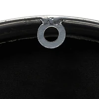 Hello Honey® 14" Antique Nickel Finish Classic Round Metal Wall Clock