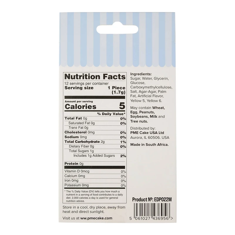 PME Cake Sweet Street® White Daisy Icing Decorations