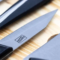 Gibson Home® Wildcraft 10-Piece Cutlery Set with Wooden Cutting Board