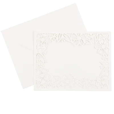 Floral Border Cards & Envelopes by Recollections™, 4.25" x 5.5"