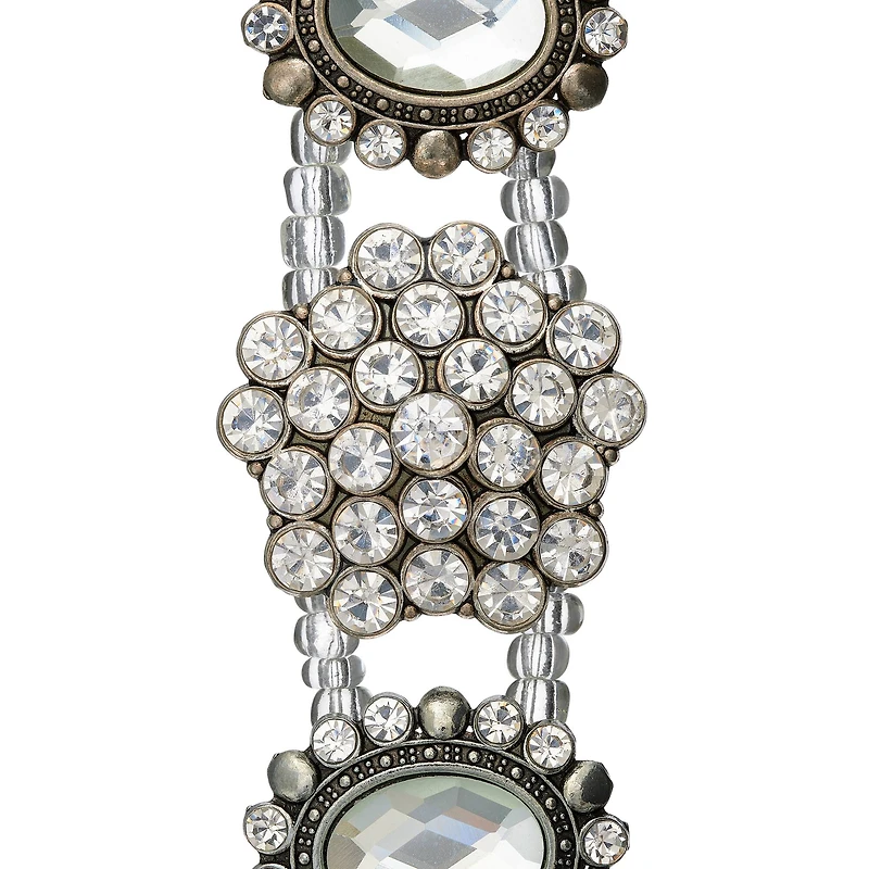 12 Packs: 4 ct. (48 total) Mixed Metallic & Crystal Shiny Slider Beads, 24mm by Bead Landing™