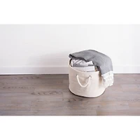 DII® Large Round Variegated Polyester Bin