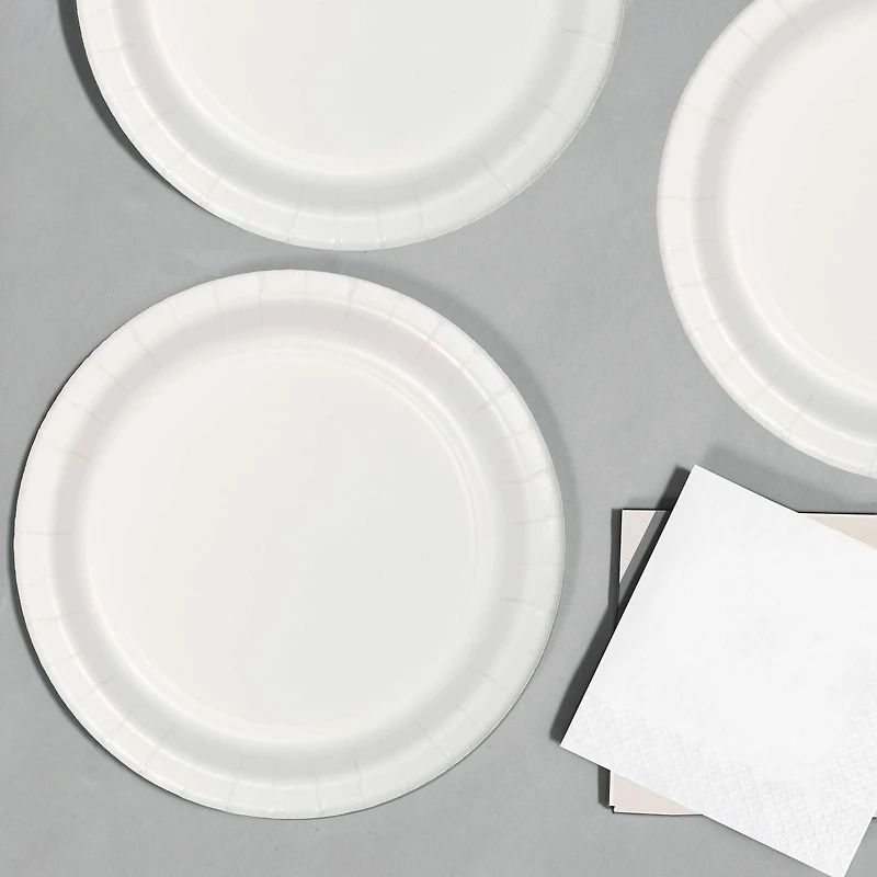 9" Solid Paper Plates