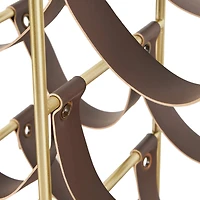 Gold Metal  Wine Rack