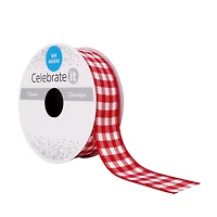 7/8'' x 5yd. Gingham Ribbon by Celebrate It®