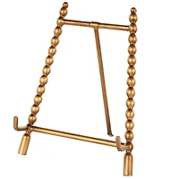 9" x 11" Gold Metal Abstract Wide Display Easel