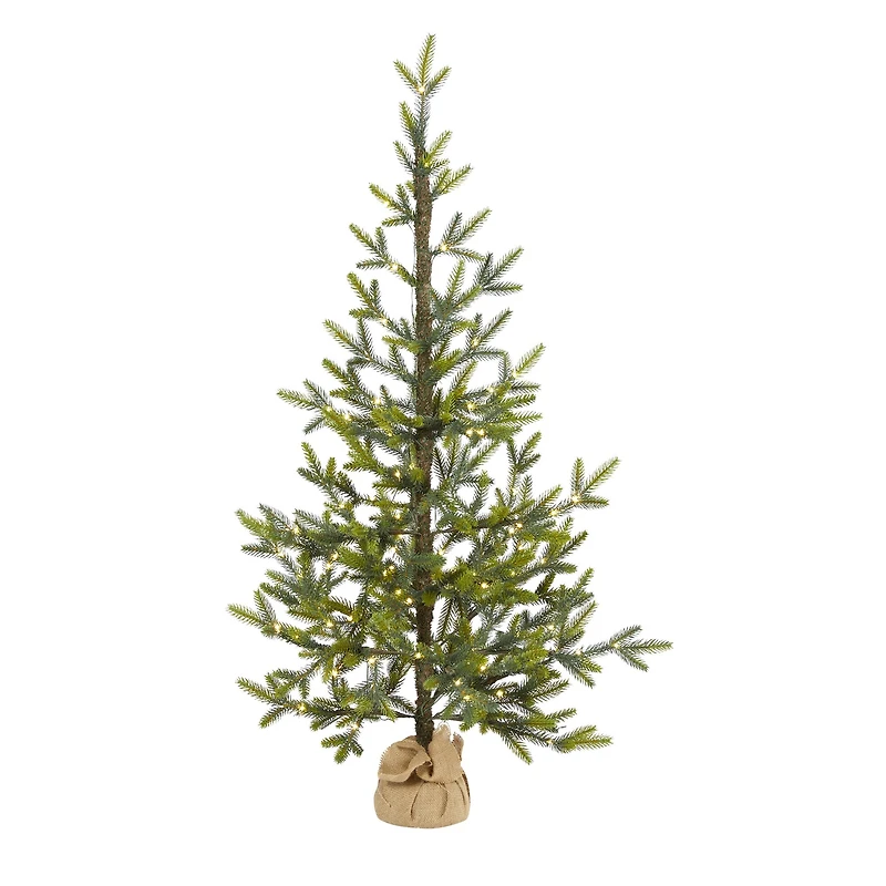 4ft. Pre-Lit Fraser Fir Artificial Christmas Tree, Clear LED Lights