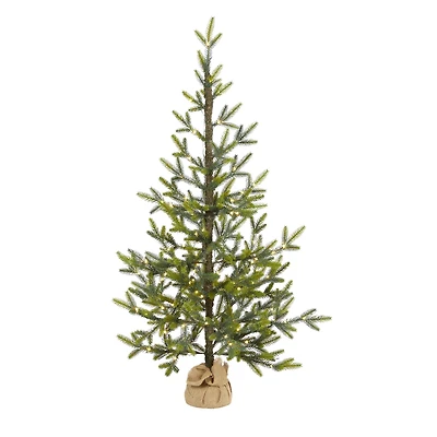 4ft. Pre-Lit Fraser Fir Artificial Christmas Tree, Clear LED Lights