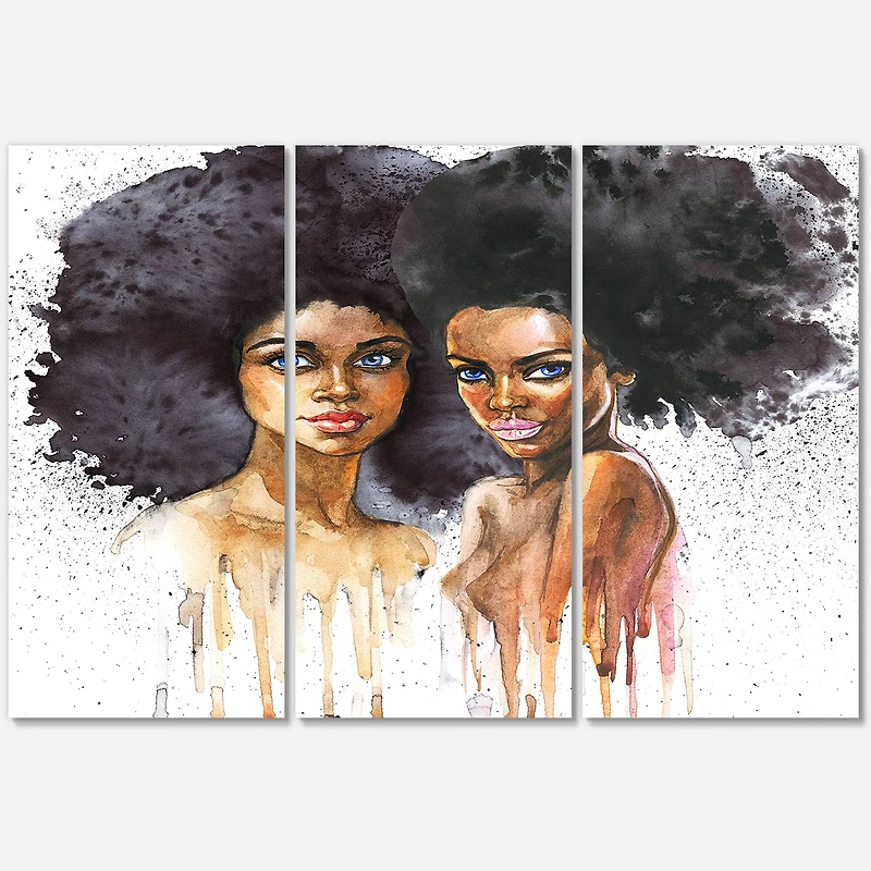 Designart - Portrait of Two African American Women