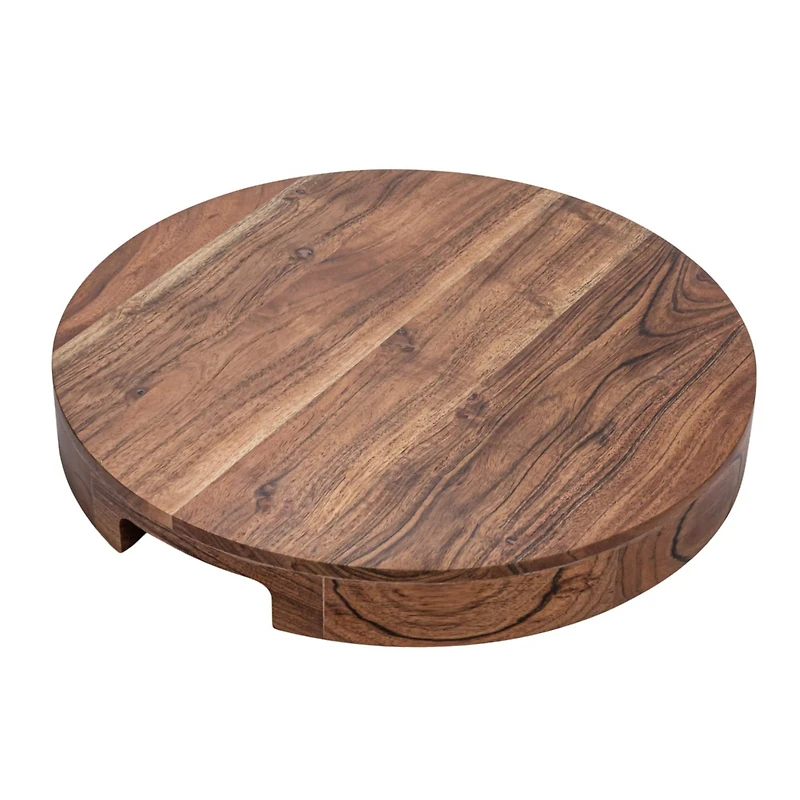 Hello Honey® 15.5" Natural Acacia Wood Kitchen Pedestal