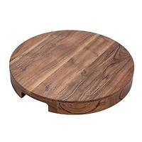 Hello Honey® 15.5" Natural Acacia Wood Kitchen Pedestal