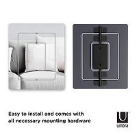 Umbra 26" Echo Rectangular Mirror