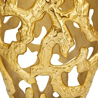 20" Contemporary Aluminum Vase