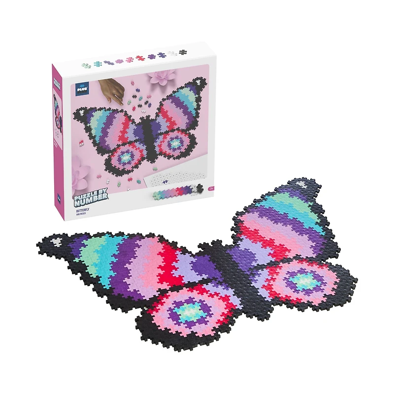 Puzzle By Number - Butterfly: 800 Pcs