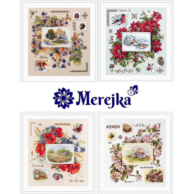 Merejka Summer Sampler Counted Cross Stitch Kit