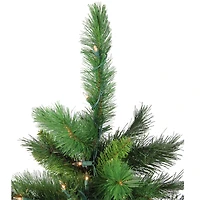 3ft. Pre-Lit New Carolina Spruce Artificial Potted Christmas Tree, Clear Lights