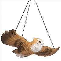 Design Toscano 15.5" The Garden Owl Hanging Sculpture
