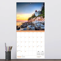 2026 Lighthouses Wall Calendar