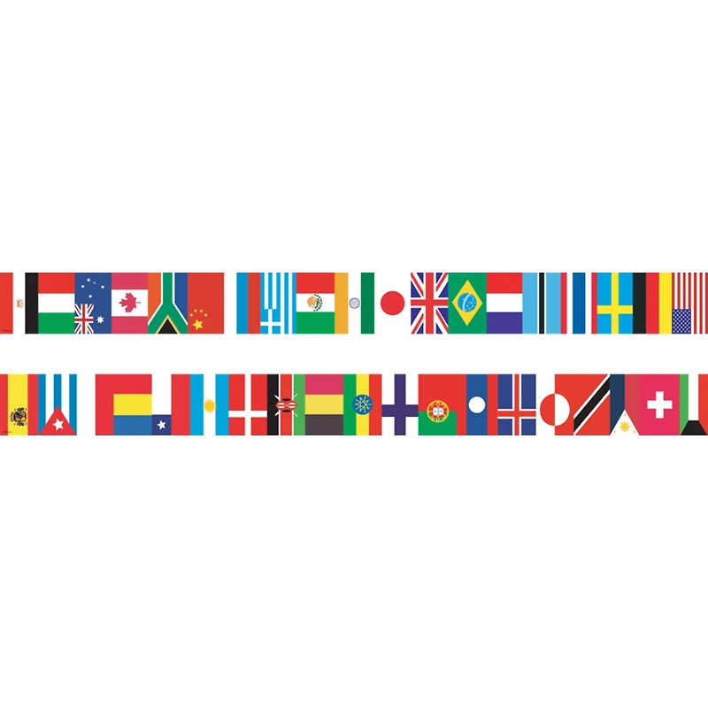Edupress™ International Flags Spotlight Border™, 210ft.